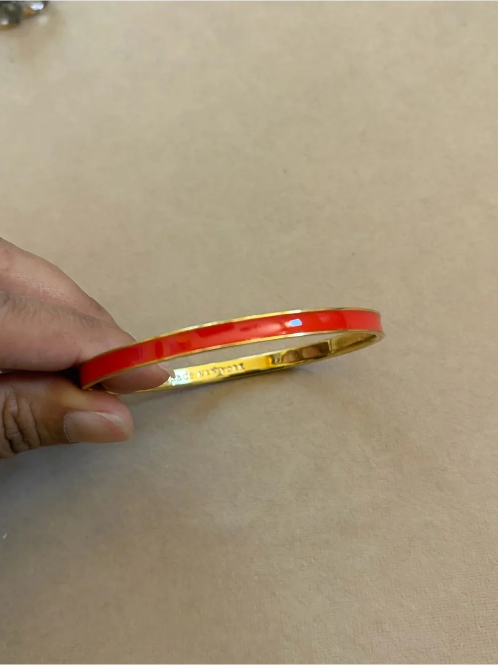Kate Spade Enamel “Take Heart” Bangle